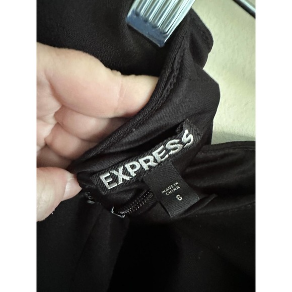 Y2K Express Black Skirt with Lace up Detail - Picture 4 of 4